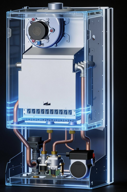 What are the factors affecting gas consumption during the operation of gas wall-hung boilers?